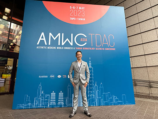 周爾康醫師受邀超能電漿原廠擔任AMWC Asia-TDAC 2023議題演講座長