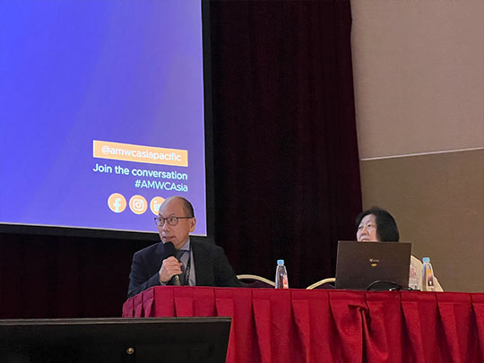 周爾康醫師受邀超能電漿原廠擔任AMWC Asia-TDAC 2023議題演講座長