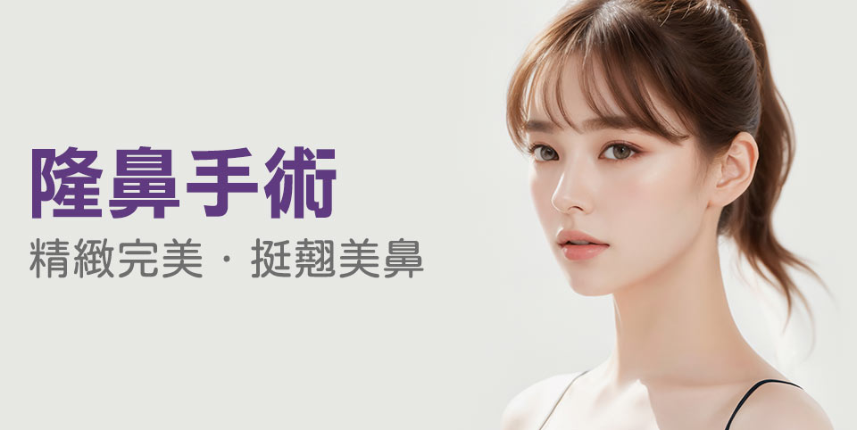 隆鼻手術∣三段式隆鼻∣埋線隆鼻∣玻尿酸隆鼻∣打造精緻高挺鼻∣五官深邃立體